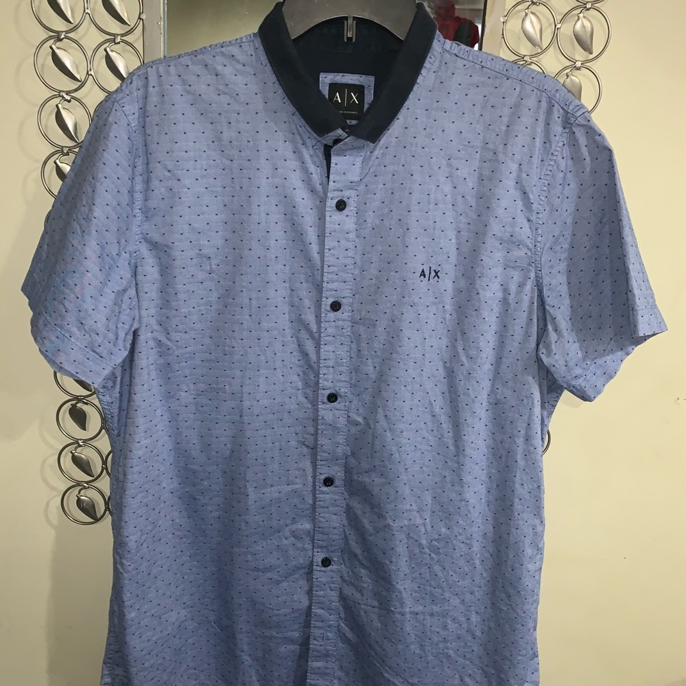 ARMANI EXCHANGE BUTTON UP SHIRT